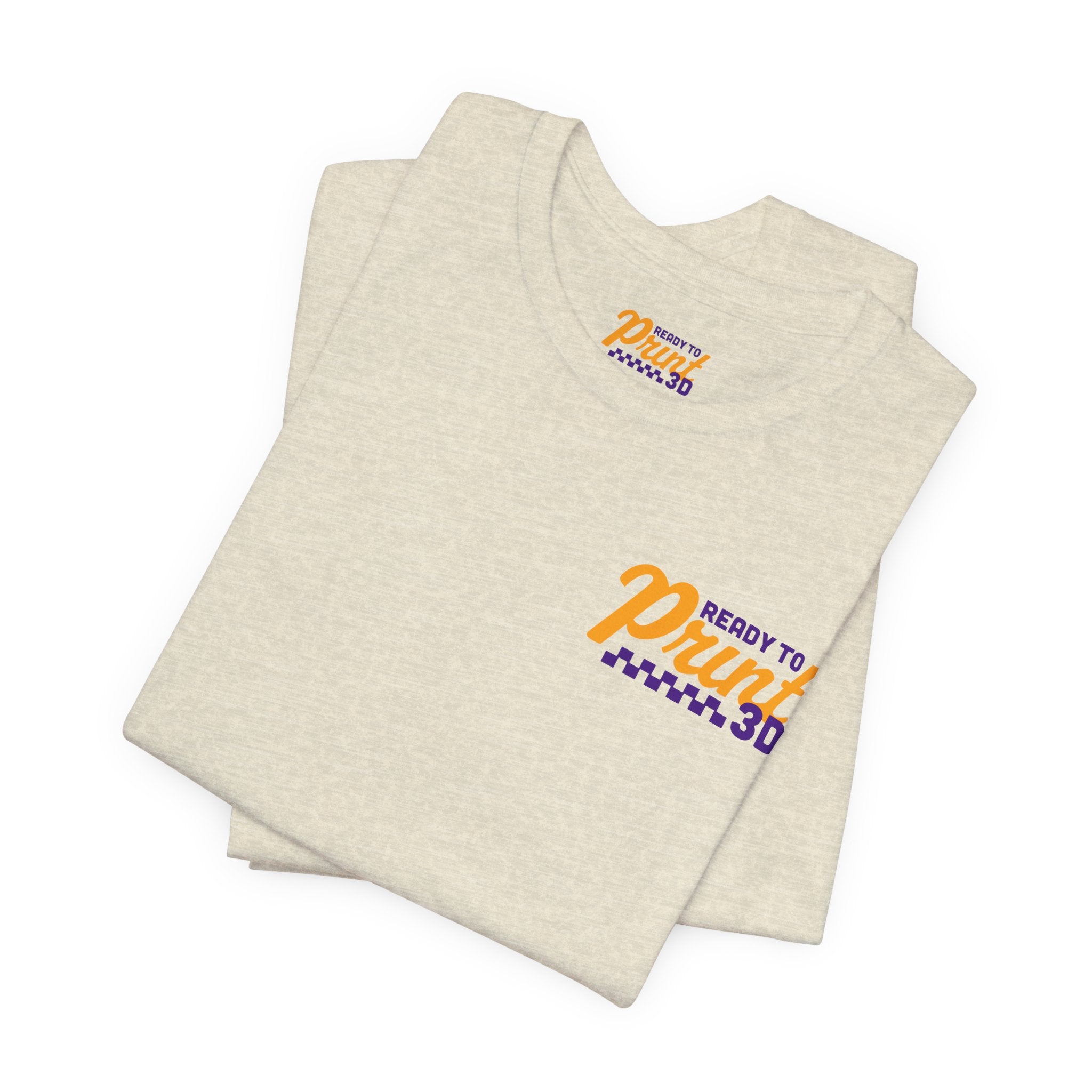 Ready to Print 3D & UV – Purple / Orange T-Shirt
