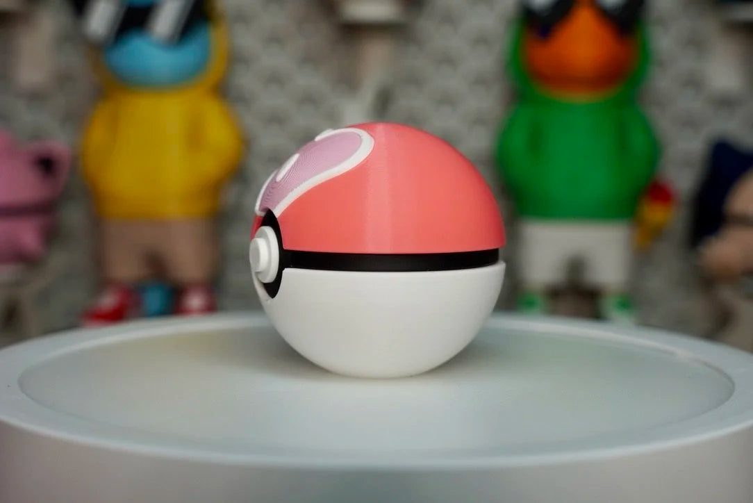 Love Ball Poké Ball Replica – 3D Printed Pokémon Display Collectible