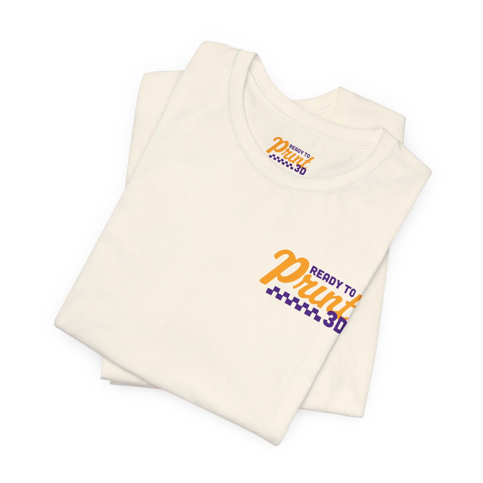 Ready to Print 3D & UV – Purple / Orange T-Shirt