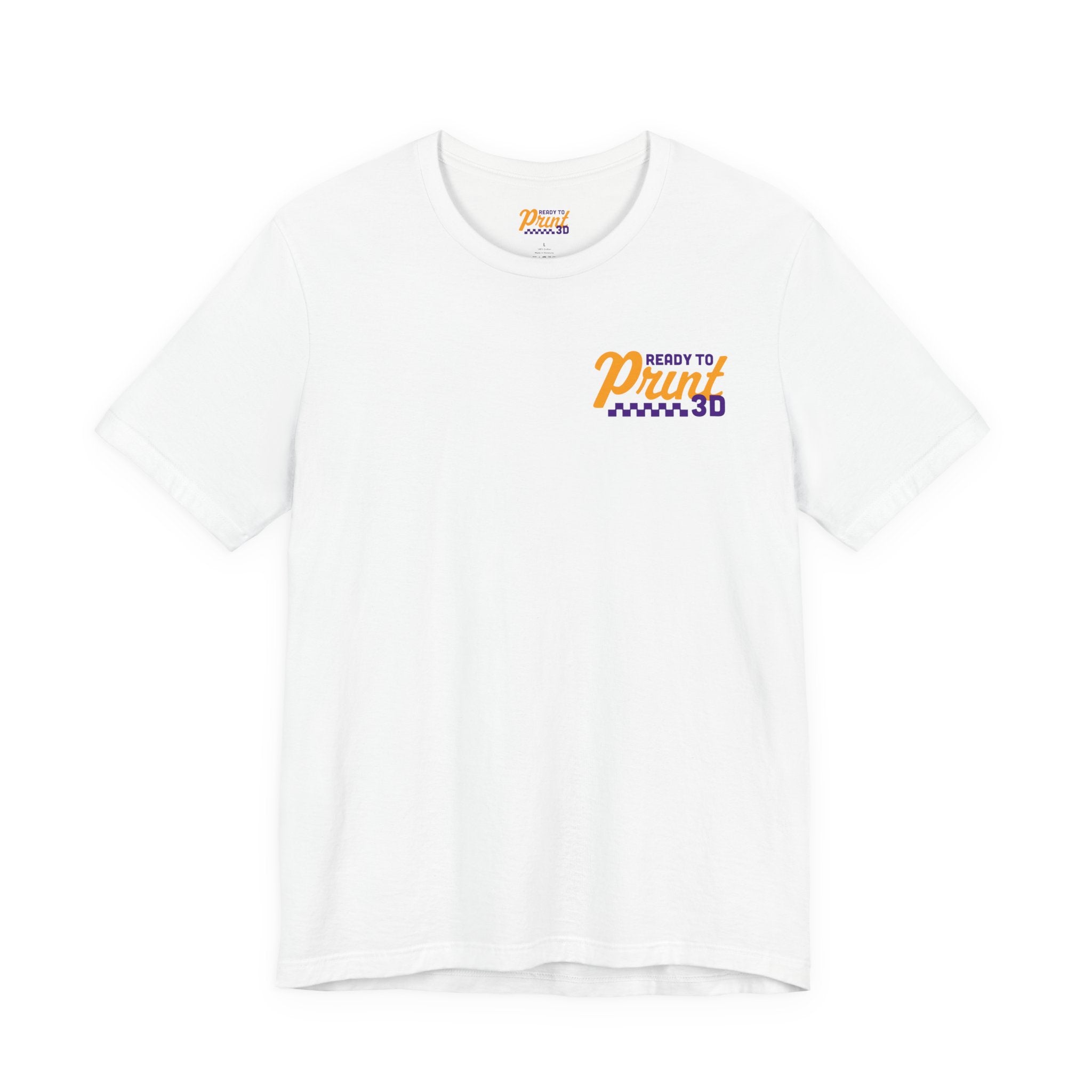 Ready to Print 3D & UV – Purple / Orange T-Shirt