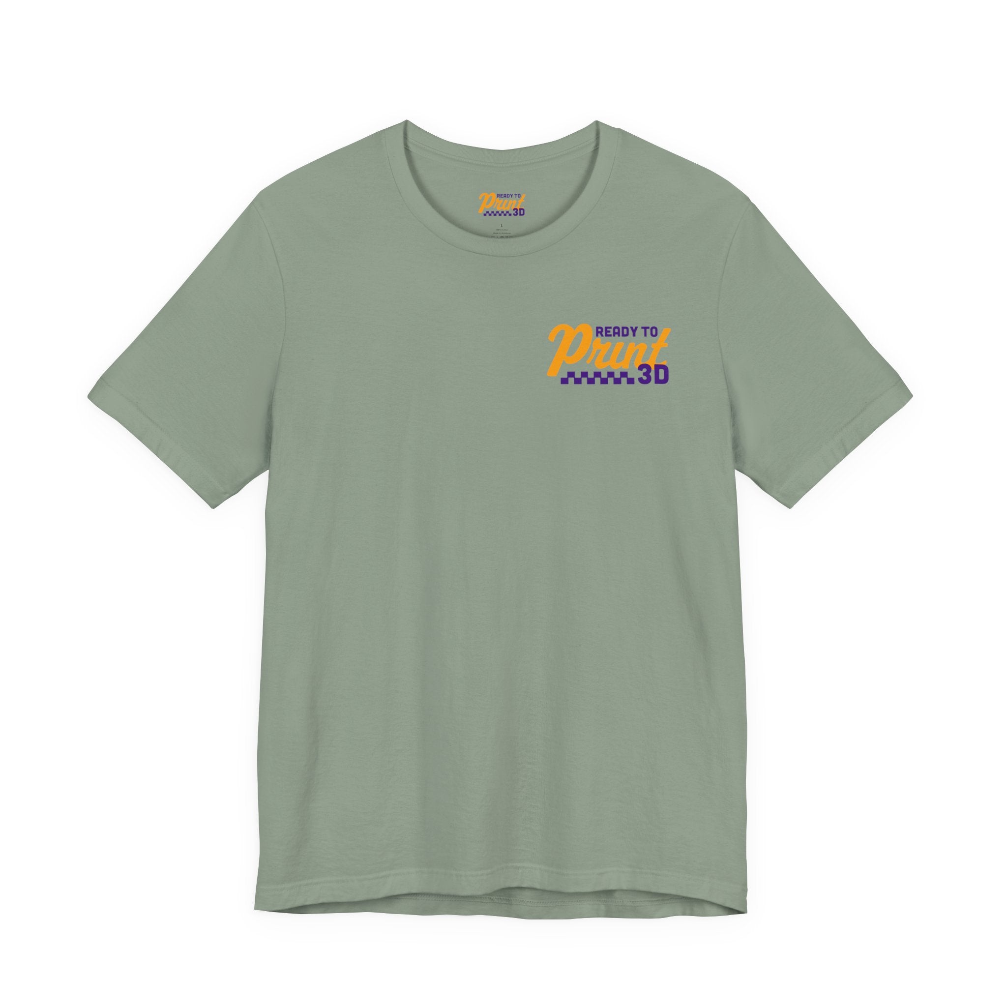 Ready to Print 3D & UV – Purple / Orange T-Shirt