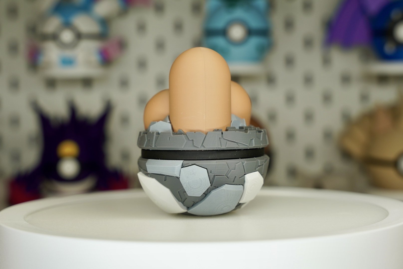 Pokémon-Inspired 3D Printed Poké Ball – Dugtrio