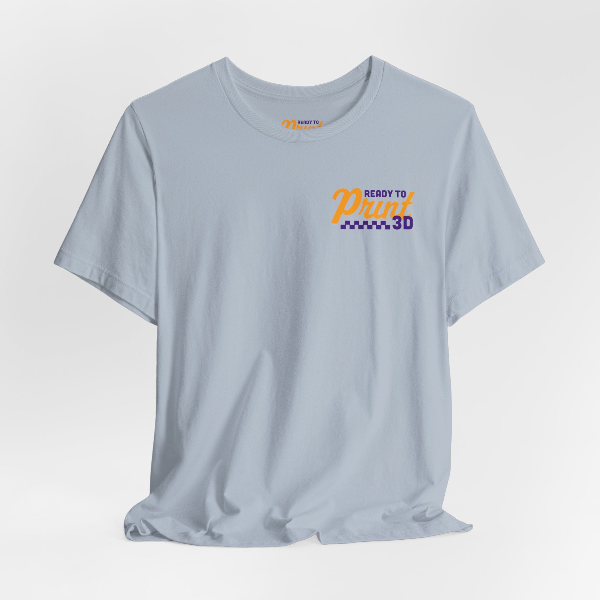 Ready to Print 3D & UV – Purple / Orange T-Shirt
