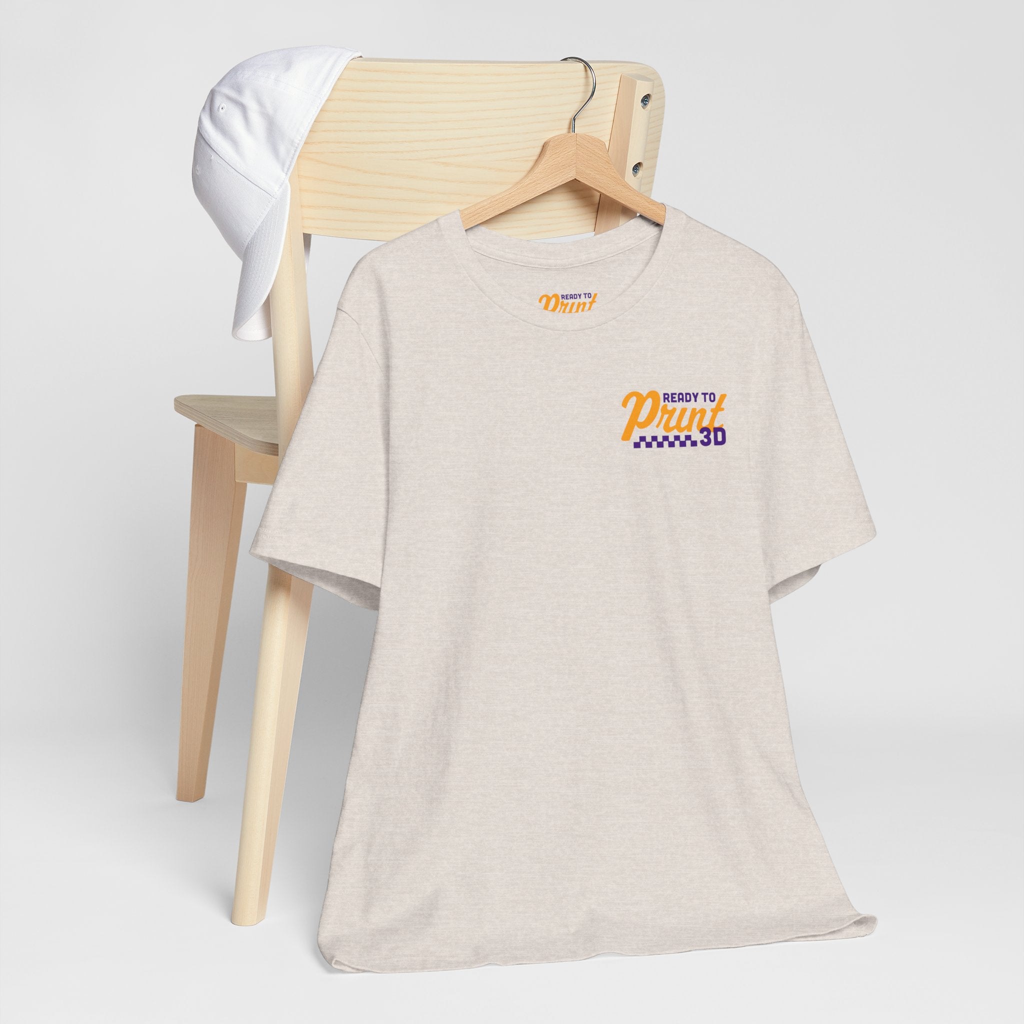 Ready to Print 3D & UV – Purple / Orange T-Shirt