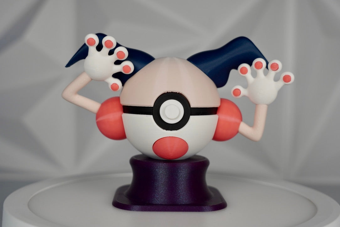 Pokémon-Inspired 3D Printed Poké Ball – Mr. Mime