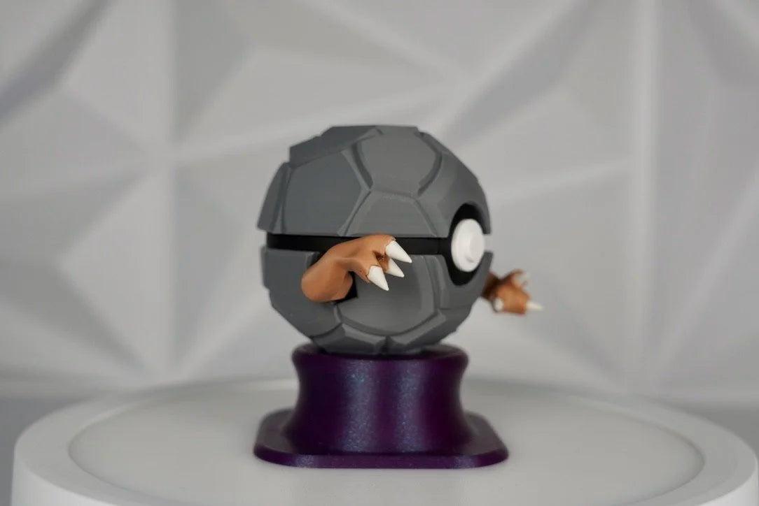 Pokémon-Inspired 3D Printed Poké Ball – Golem