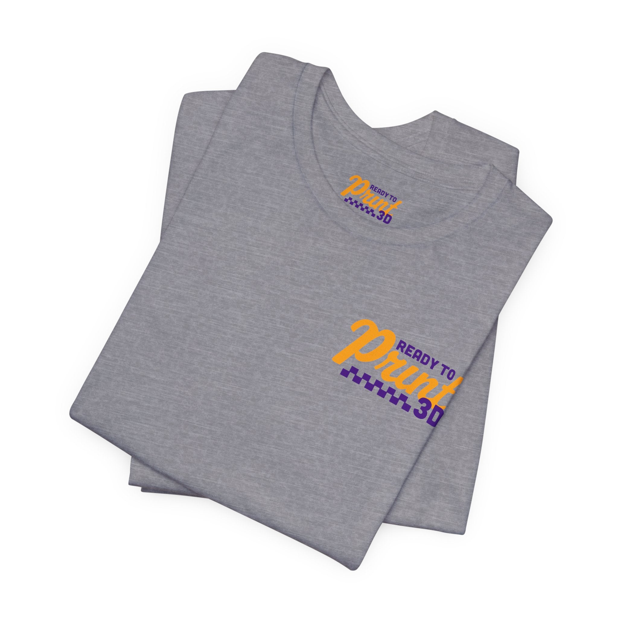 Ready to Print 3D & UV – Purple / Orange T-Shirt