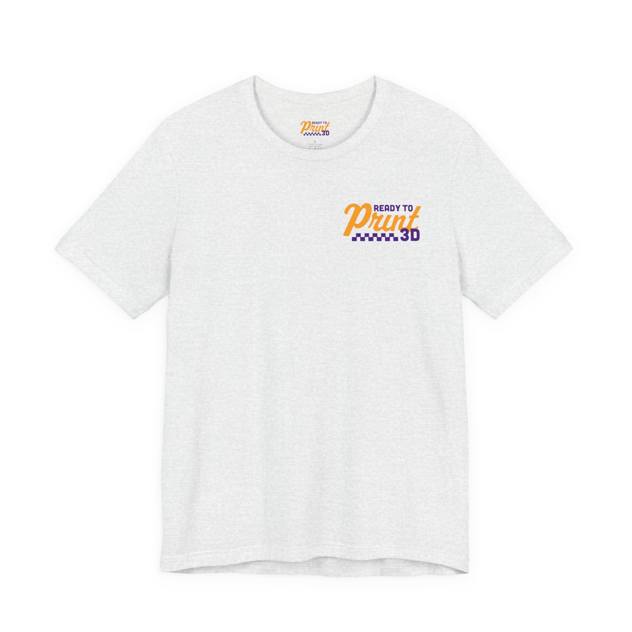 Ready to Print 3D & UV – Purple / Orange T-Shirt