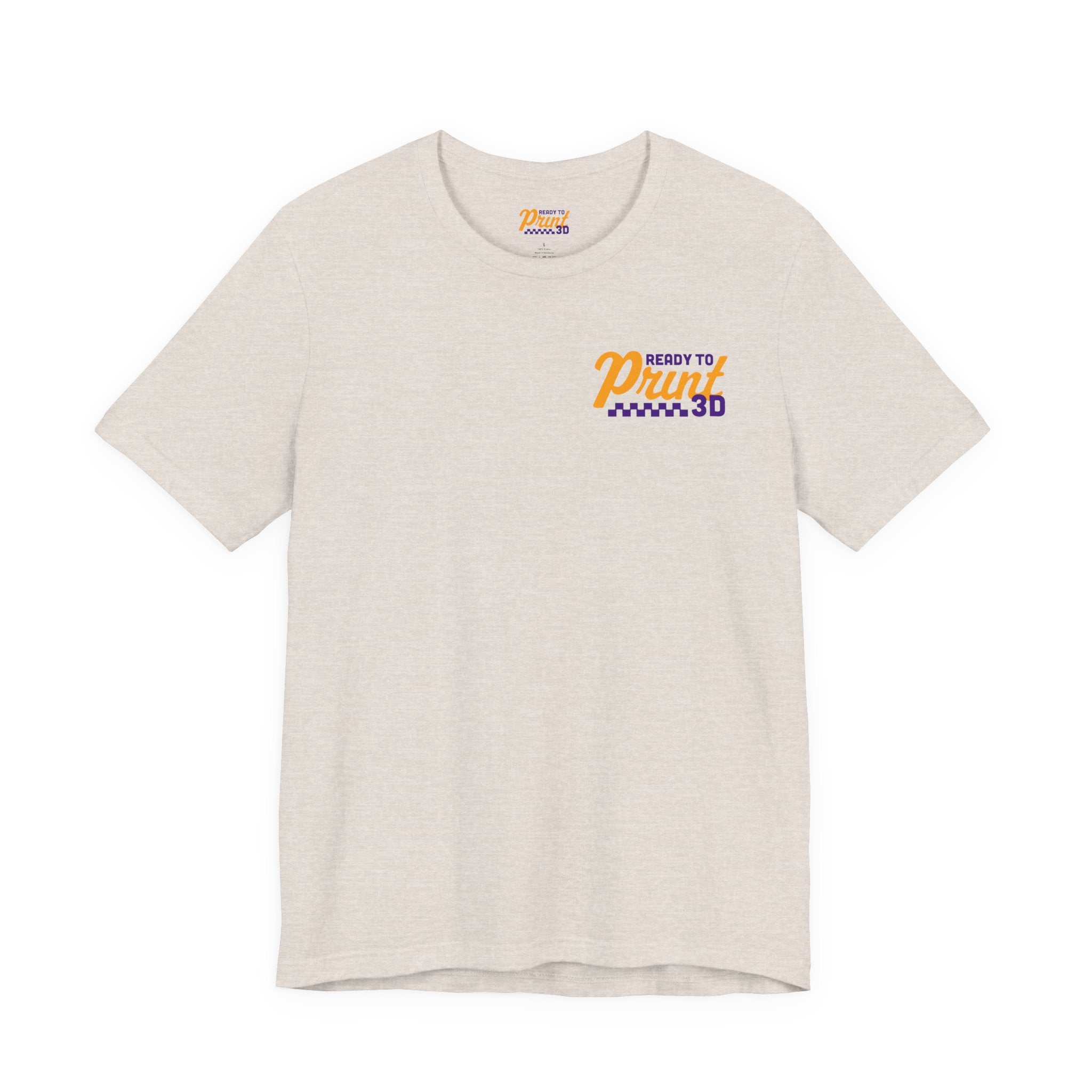 Ready to Print 3D & UV – Purple / Orange T-Shirt