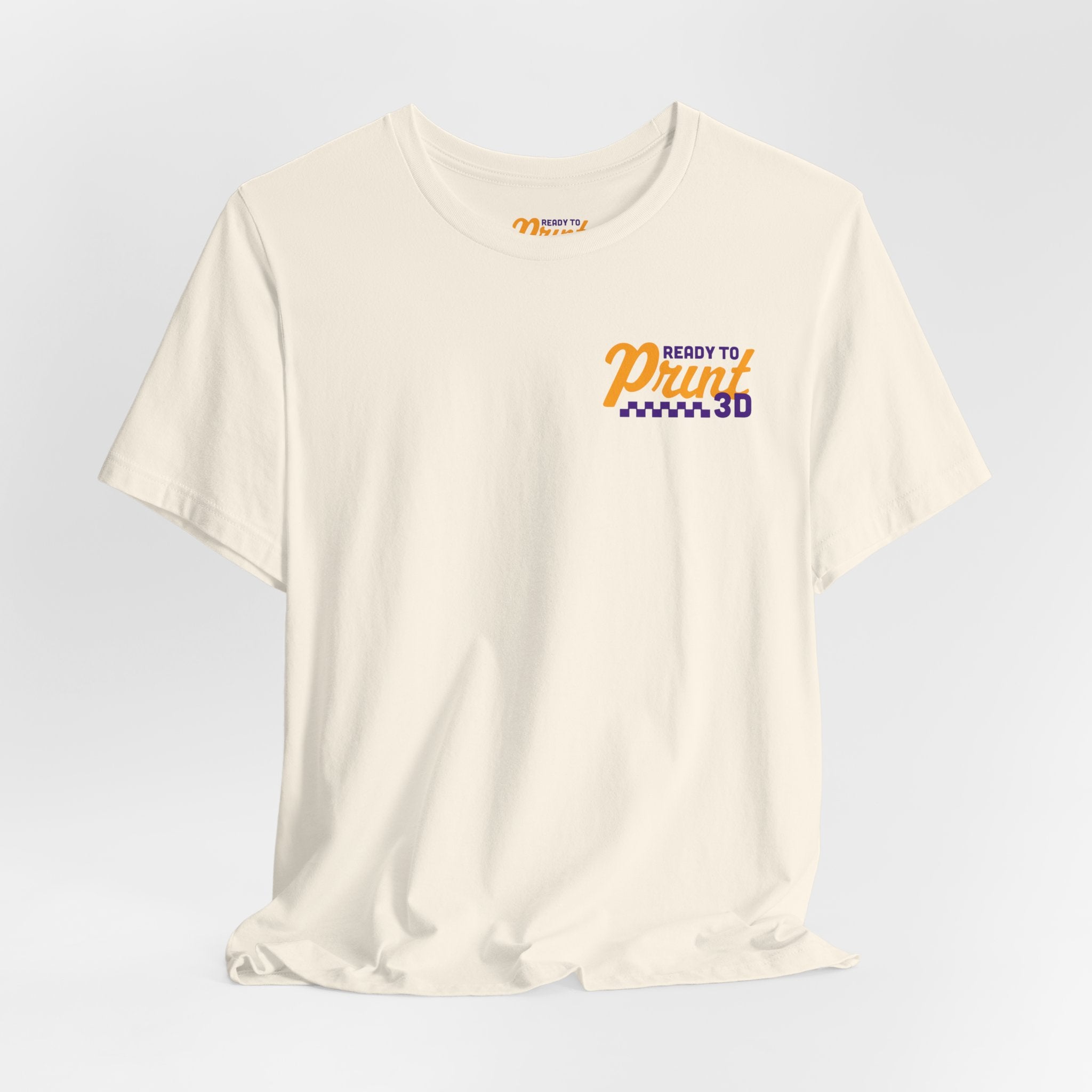 Ready to Print 3D & UV – Purple / Orange T-Shirt