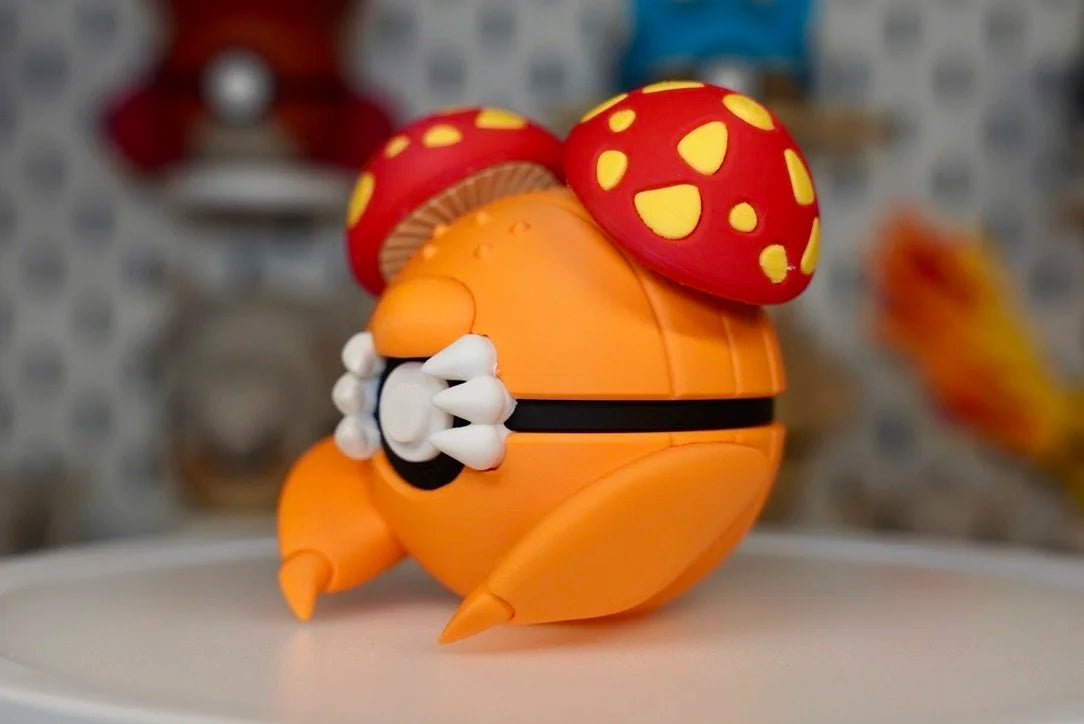 Pokémon-Inspired 3D Printed Poké Ball – Paras