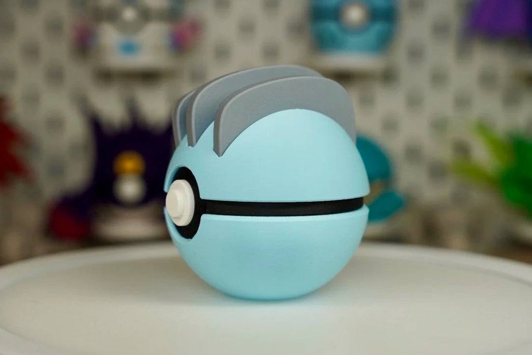 Pokémon-Inspired 3D Printed Poké Ball – Machop