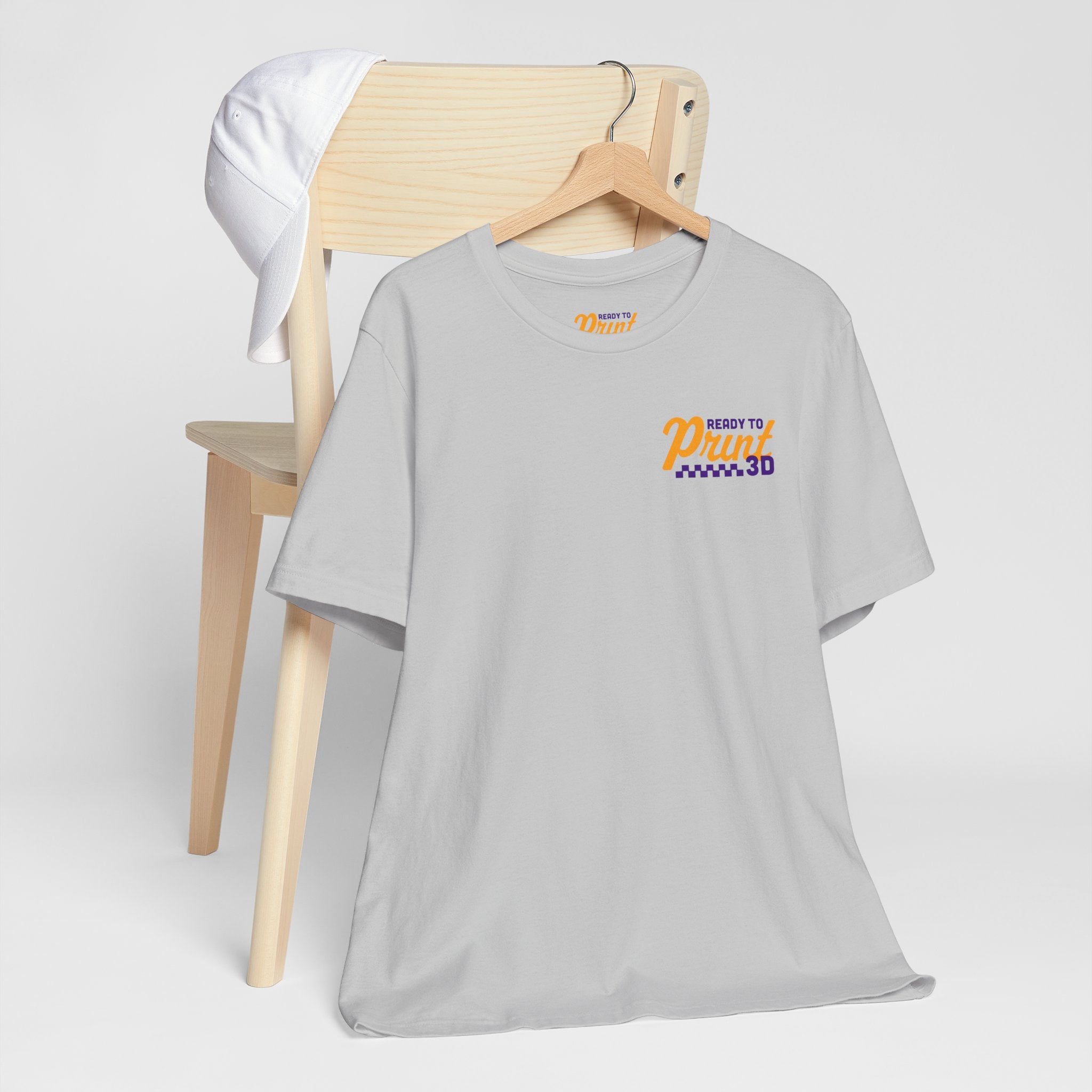 Ready to Print 3D & UV – Purple / Orange T-Shirt