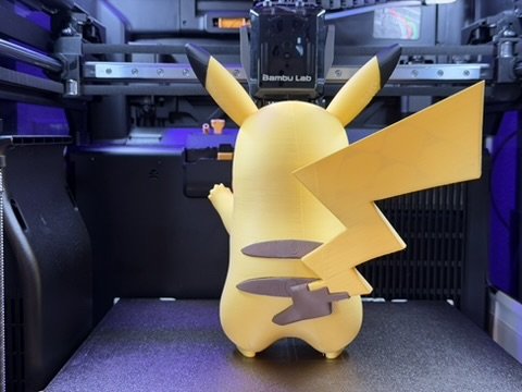 Pikachu Window Presser | Pokémon Inspired 3D Window Decoration | Electric Mouse Glass Display | 3D Printed Anime Decor | Gamer Gift