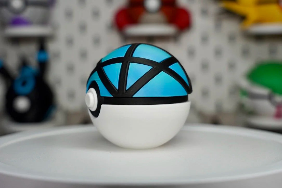 Net Ball Poké Ball Replica – 3D Printed Pokémon Display Prop for Collectors