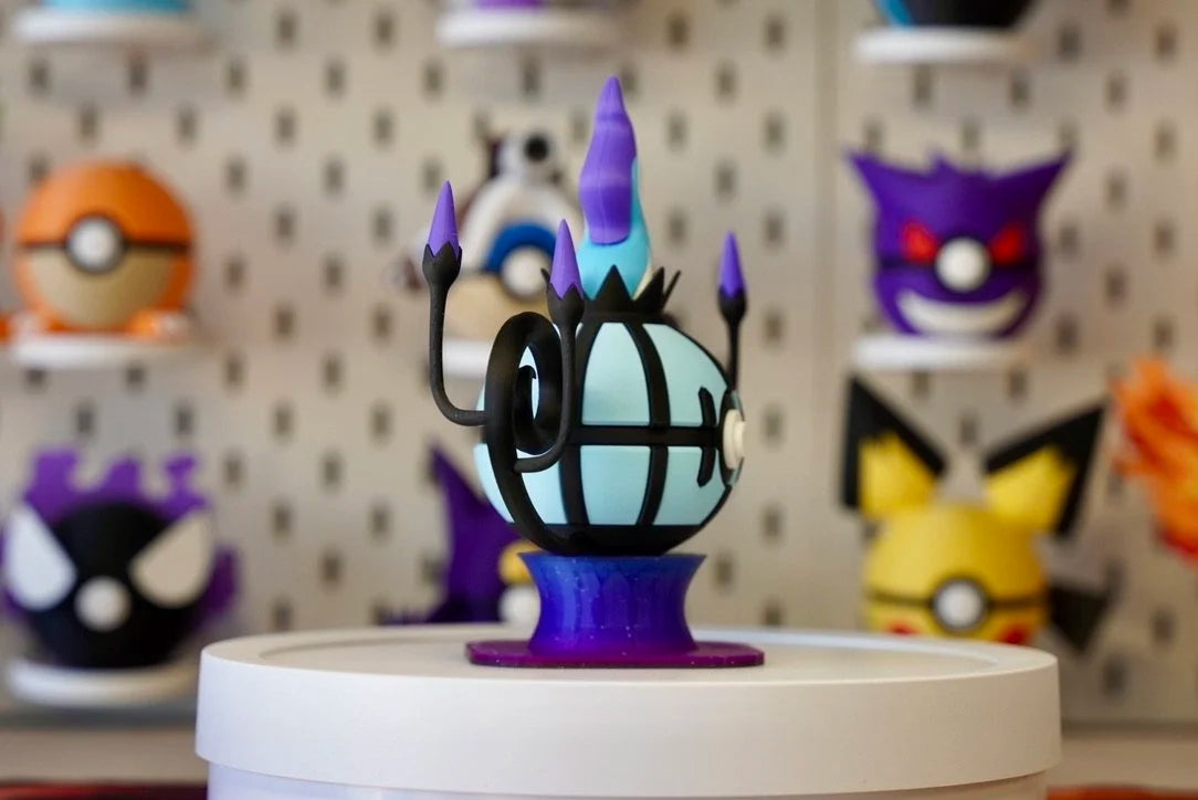 Chandelure Poké Ball – 3D Printed Pokemon Collectible Display