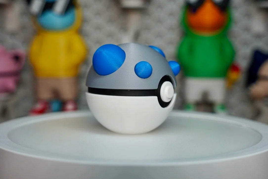 Heavy Ball Poké Ball Replica – 3D Printed Pokémon Collectible Display Prop