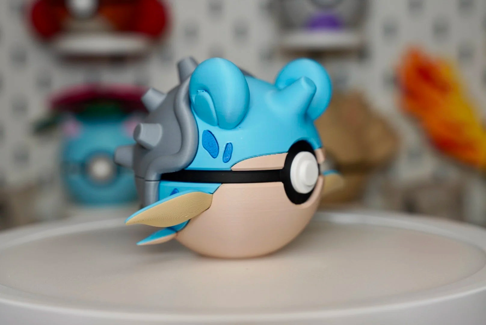Lapras Poké Ball Replica – 3D Printed Pokémon Display Collectible