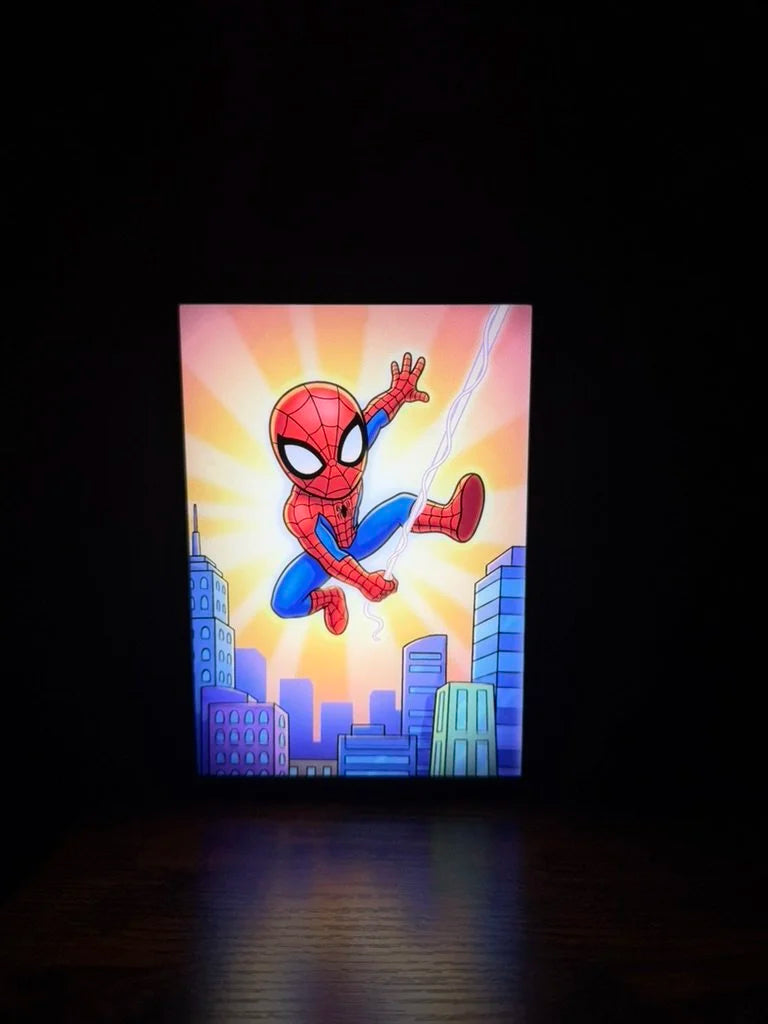 Custom LED Lightbox - Personalized UV Printed & 3D Printed Anime, Gaming, Movie & Photo Display - Custom Sizes Available