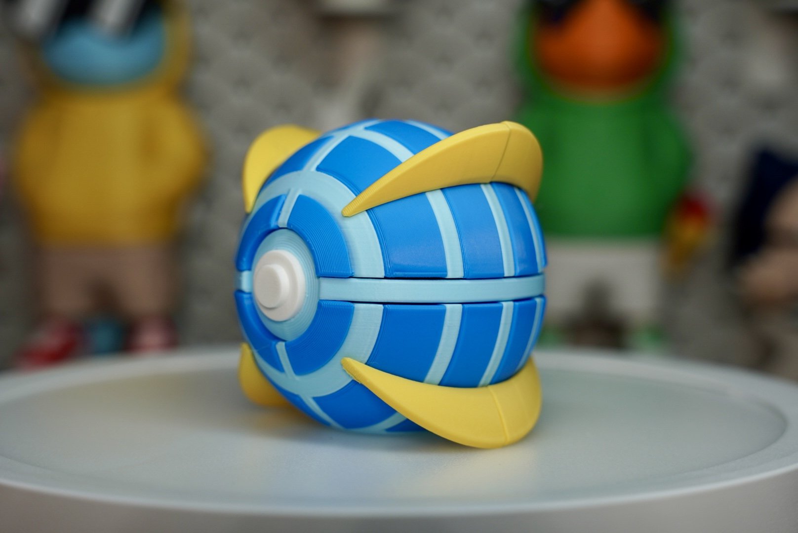 Beast Ball Poké Ball Replica – 3D Printed Pokémon Display Prop for Collectors