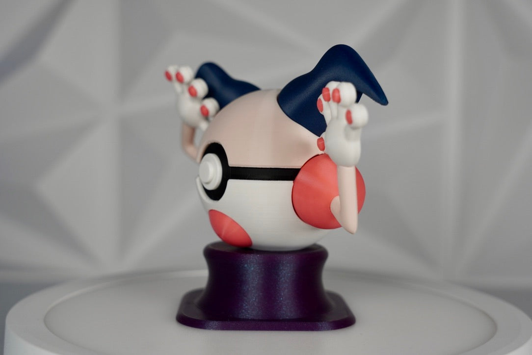 Pokémon-Inspired 3D Printed Poké Ball – Mr. Mime