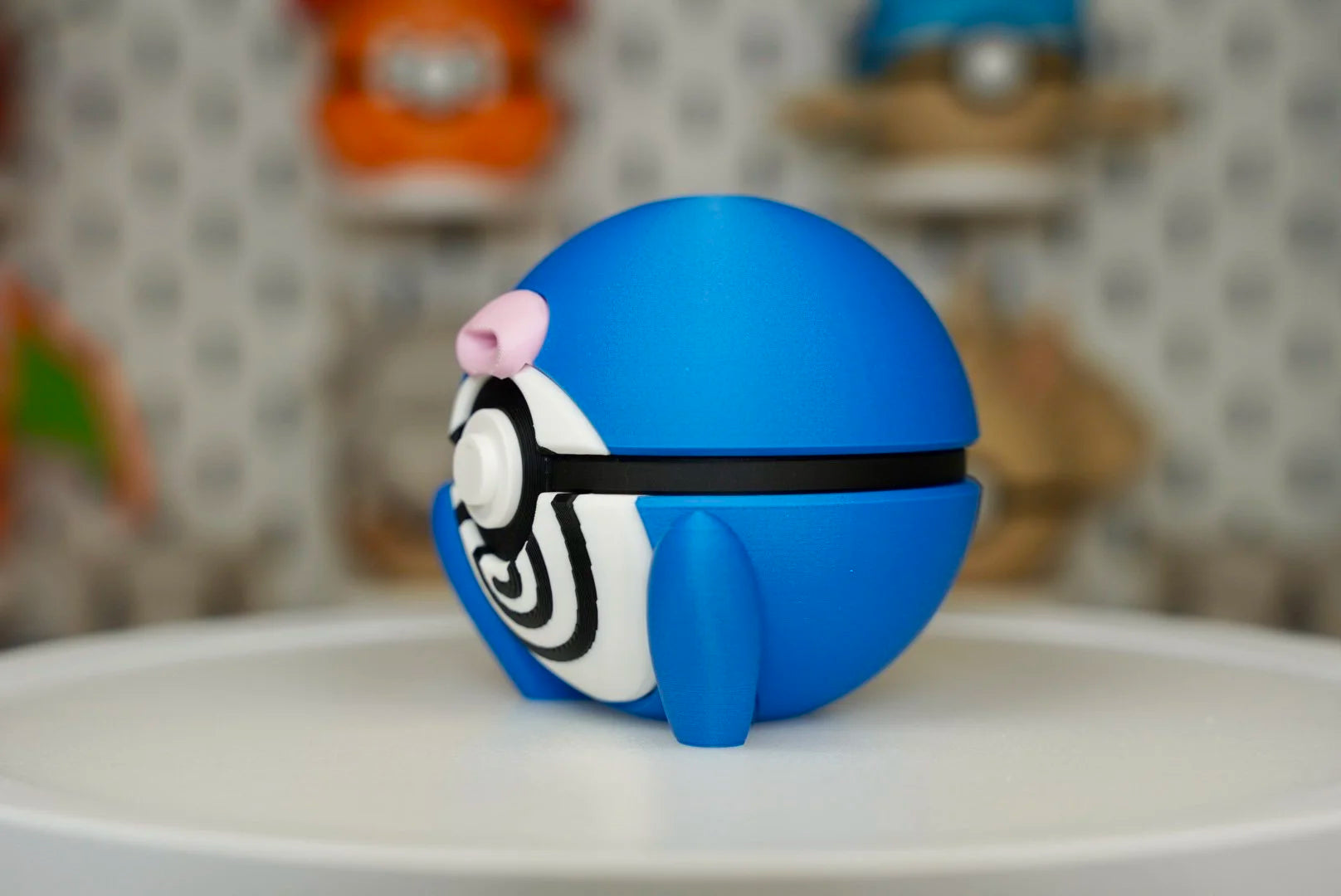 Poliwag Poké Ball Replica – 3D Printed Pokémon Display Collectible