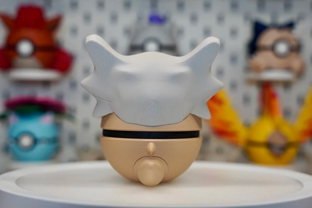 Pokémon-Inspired 3D Printed Poké Ball – Cubone