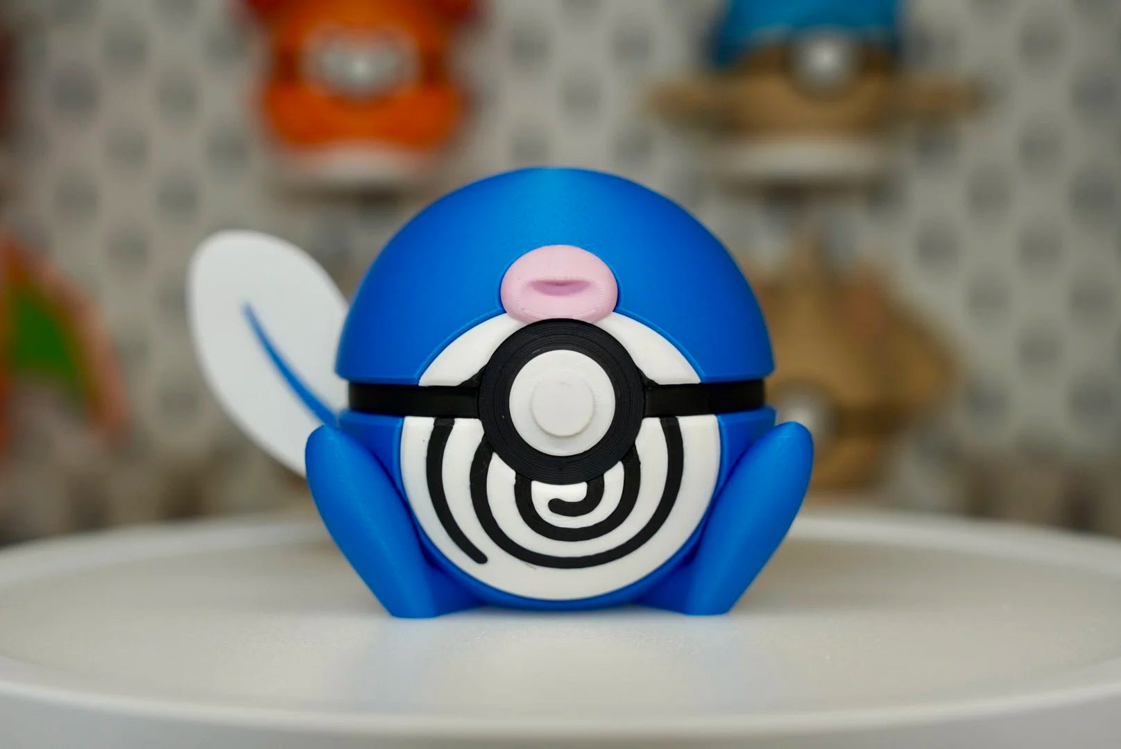 Poliwag Poké Ball Replica – 3D Printed Pokémon Display Collectible