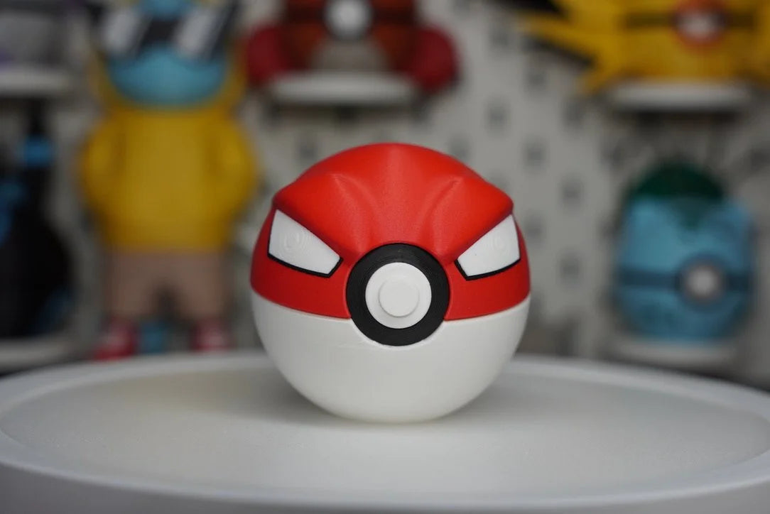 Pokémon-Inspired 3D Printed Poké Ball – Voltorb