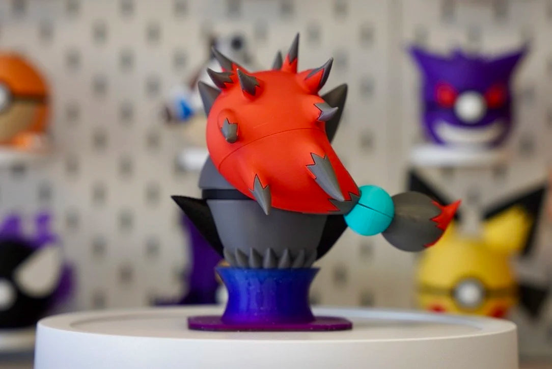 Pokémon-Inspired 3D Printed Character Ball – Zoroark