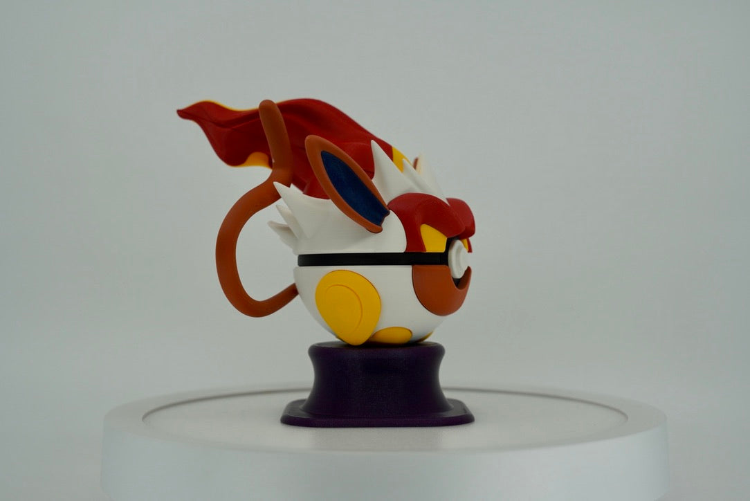 Pokémon-Inspired 3D Printed Poké Ball – Infernape