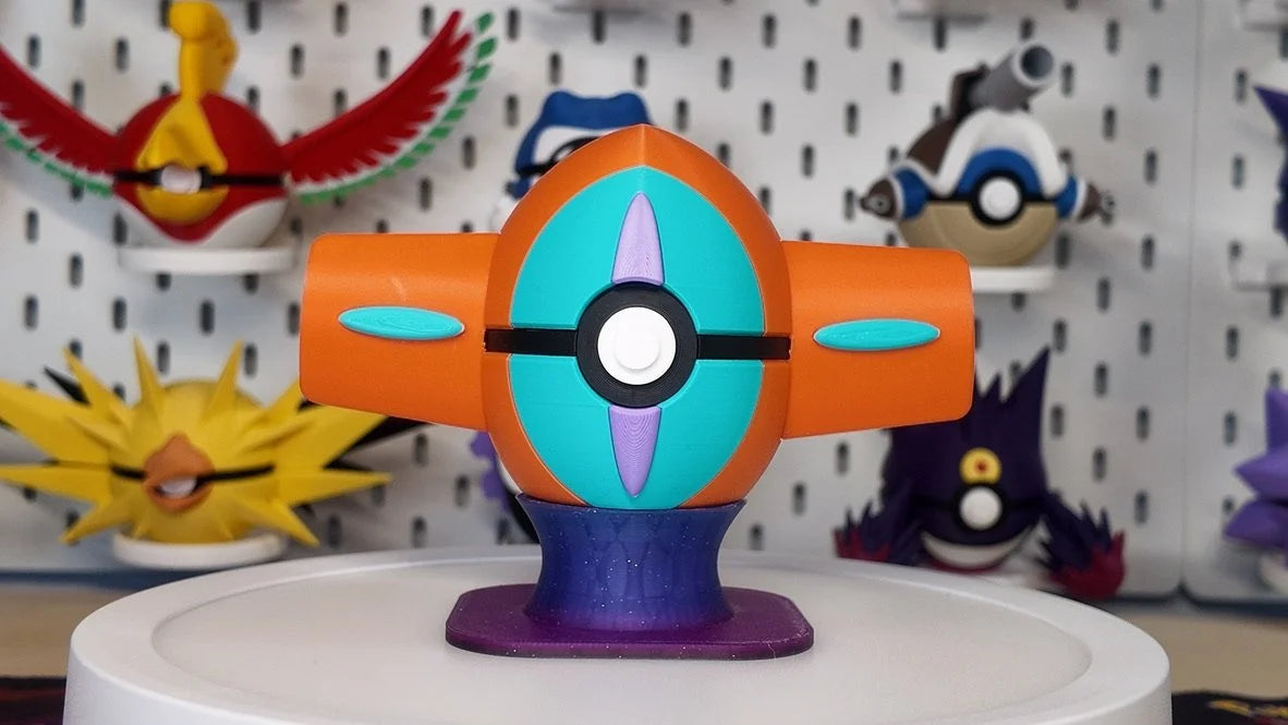 Deoxys Pokeball Character Ball – 3D Printed Pokemon Collectible Display