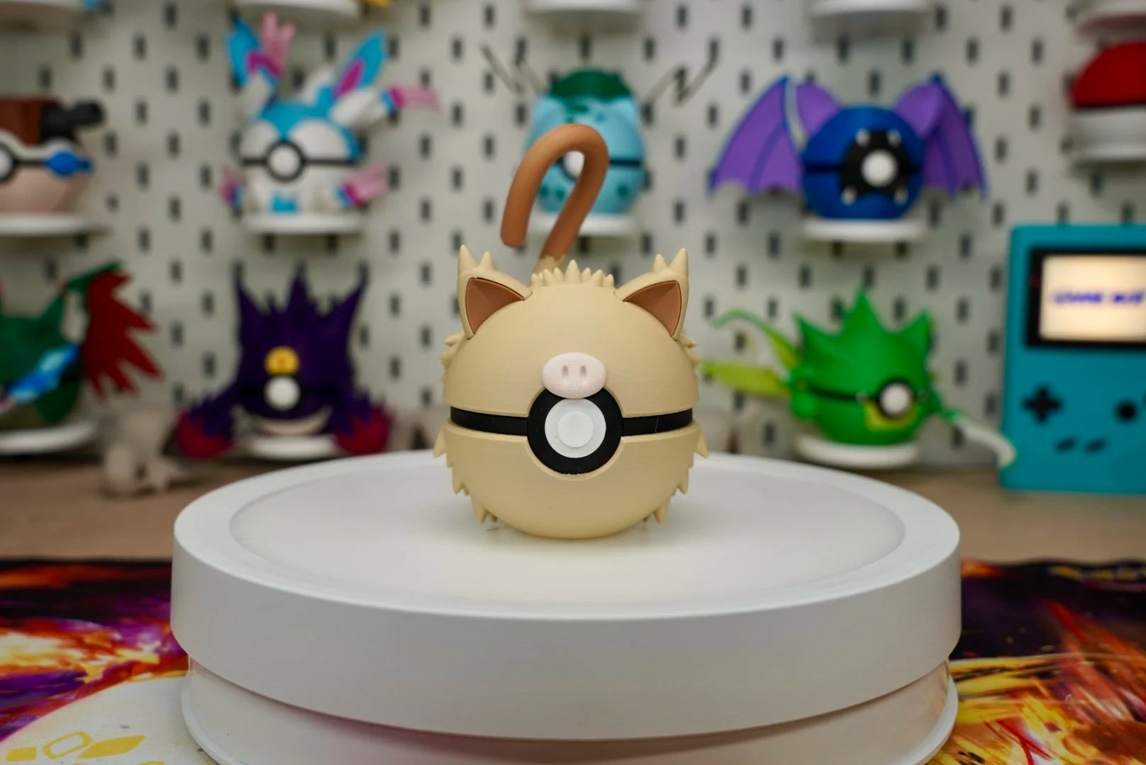 Pokémon-Inspired 3D Printed Poké Ball – Mankey