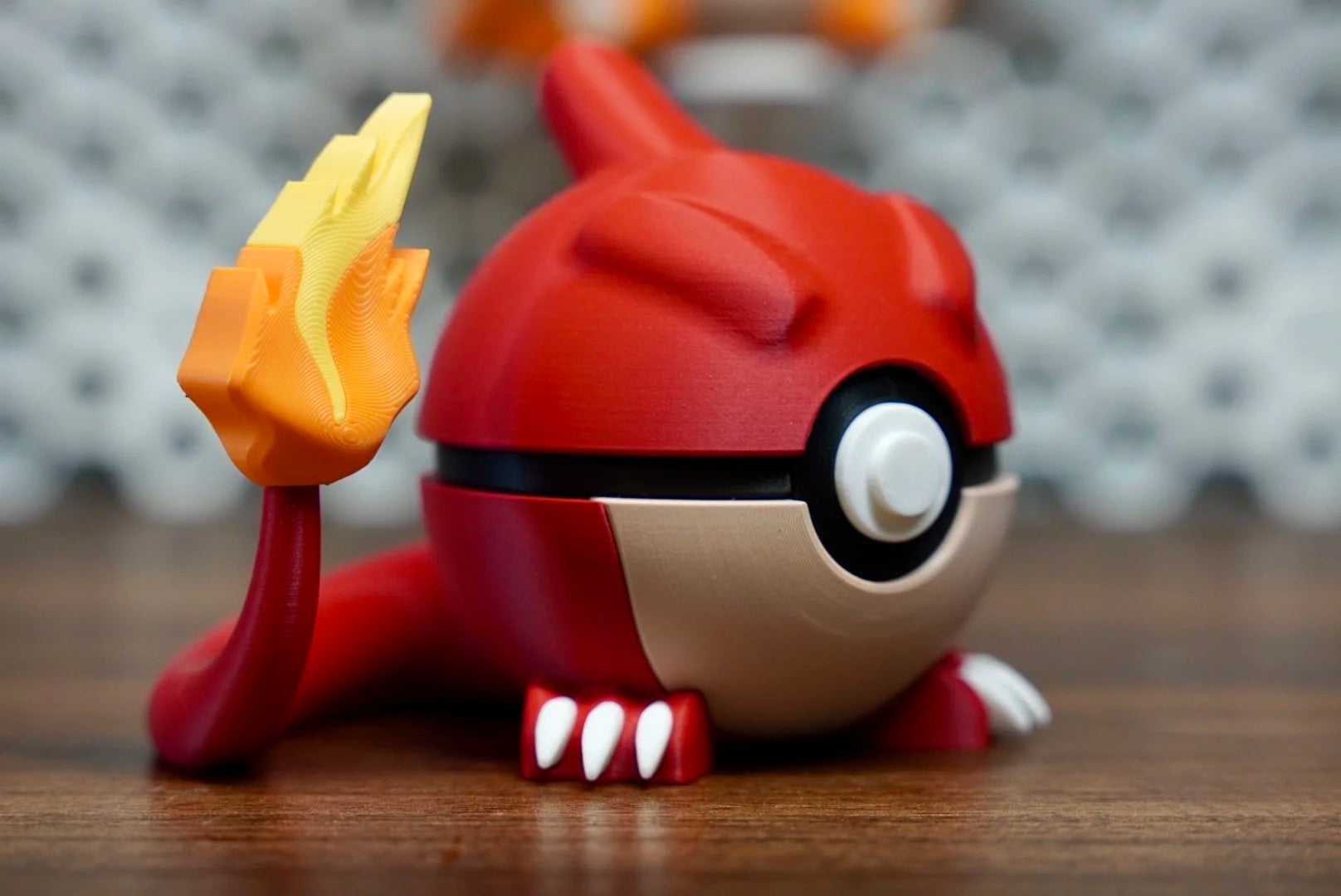 Pokémon-Inspired 3D Printed Poké Ball – Charmeleon