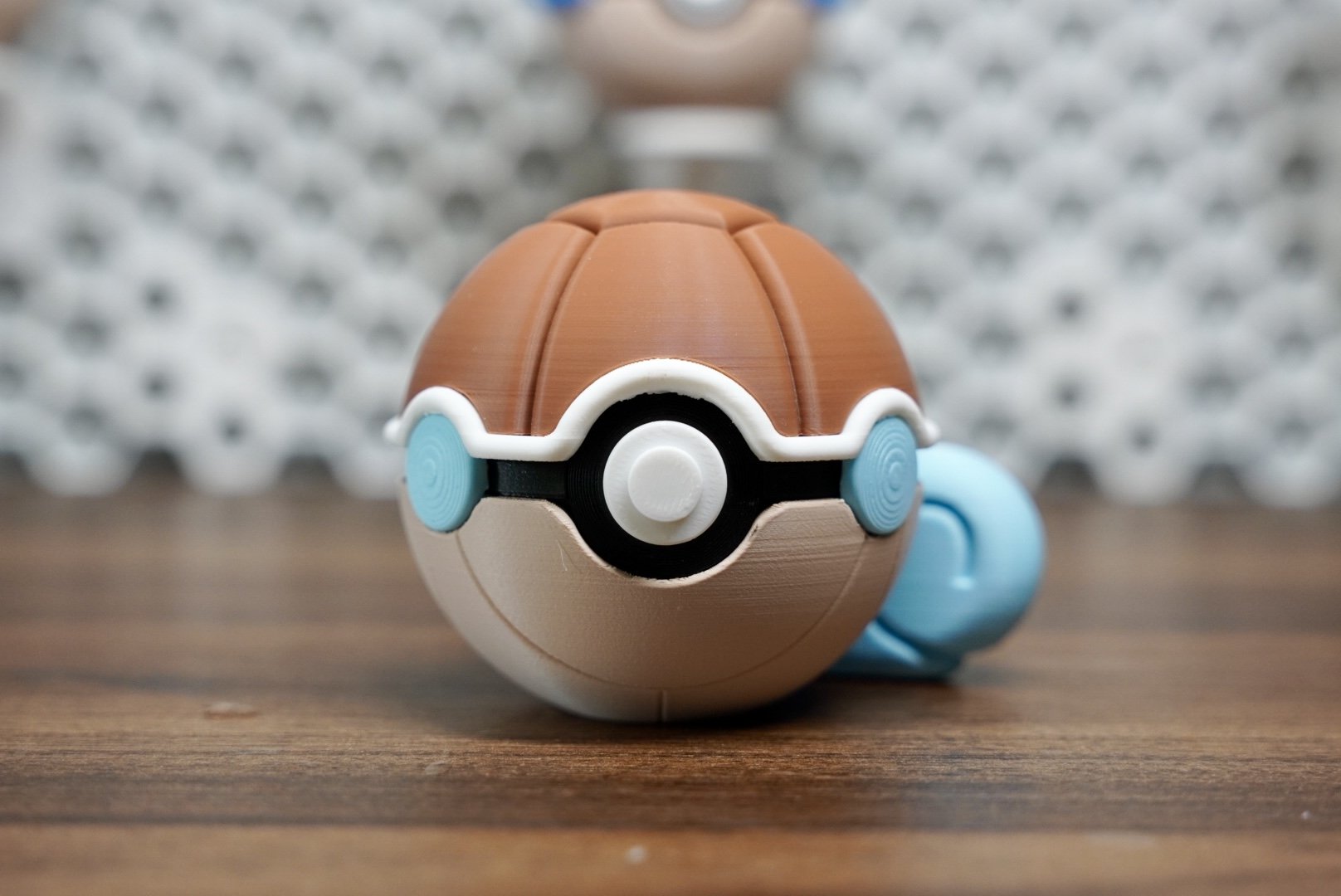 Pokémon-Inspired 3D Printed Poké Ball – Squirtle