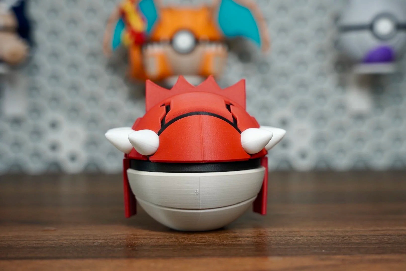 Pokémon-Inspired 3D Printed Poké Ball – Groudon
