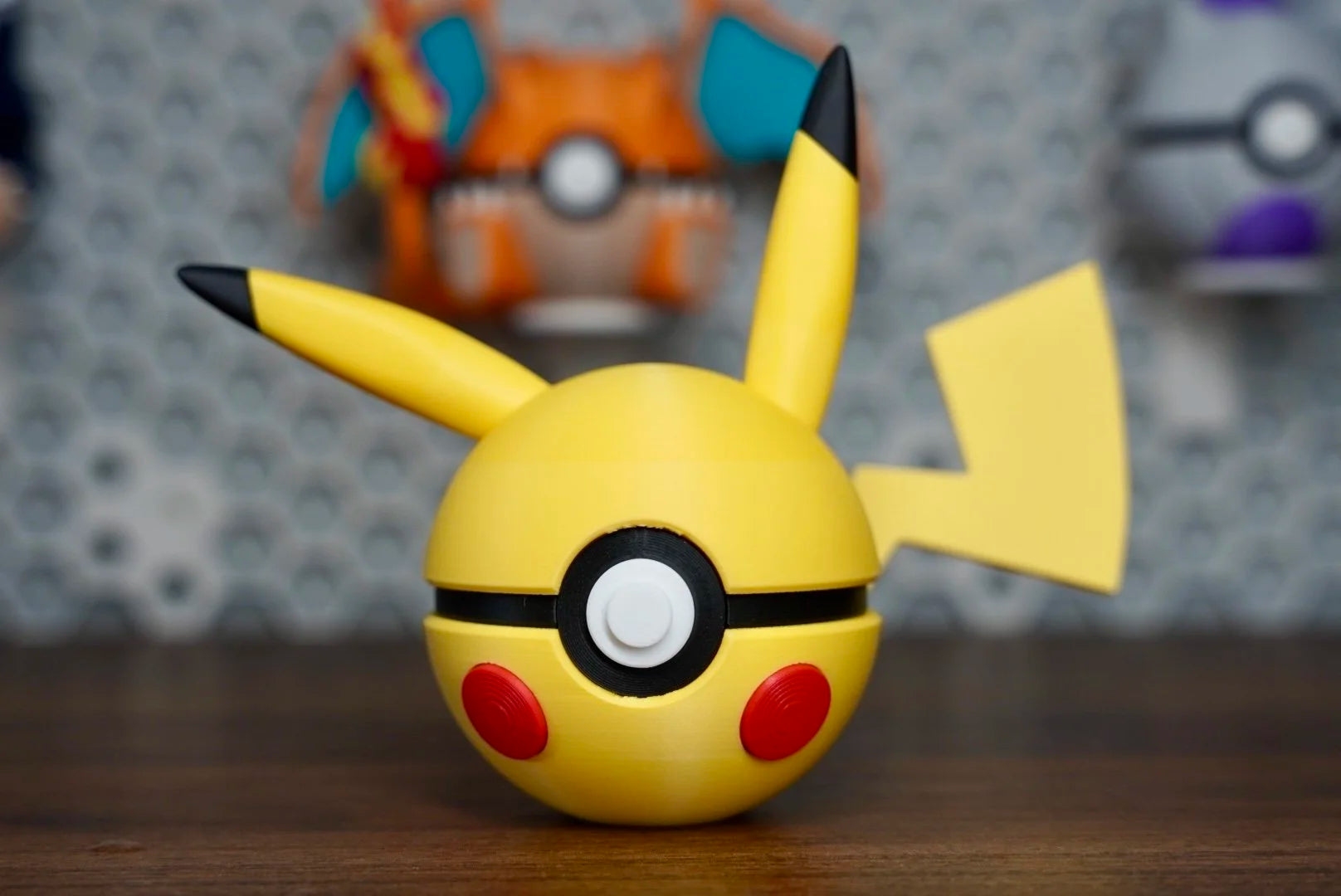 Pokémon-Inspired 3D Printed Poké Ball – Pikachu