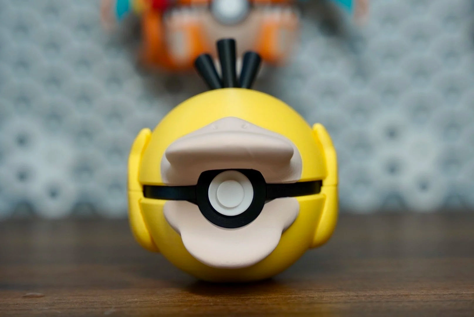 Pokémon-Inspired 3D Printed Poké Ball – Psyduck