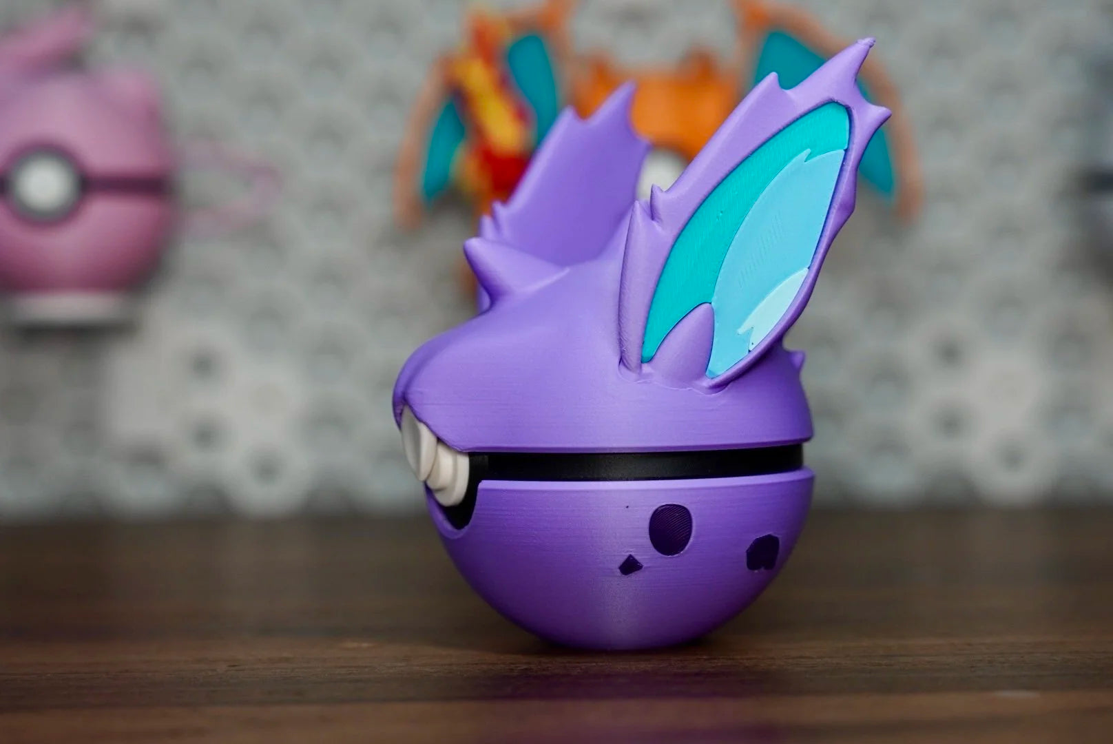 Pokémon-Inspired 3D Printed Poké Ball – Nidoran ♂