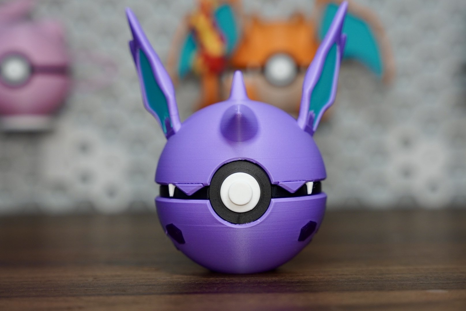 Pokémon-Inspired 3D Printed Poké Ball – Nidorino