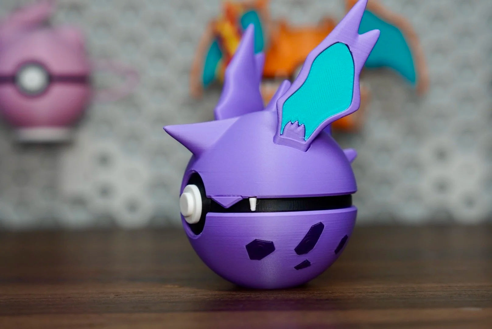 Pokémon-Inspired 3D Printed Poké Ball – Nidorino