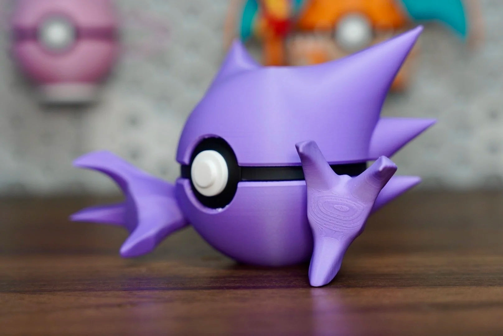 Pokémon-Inspired 3D Printed Poké Ball – Haunter