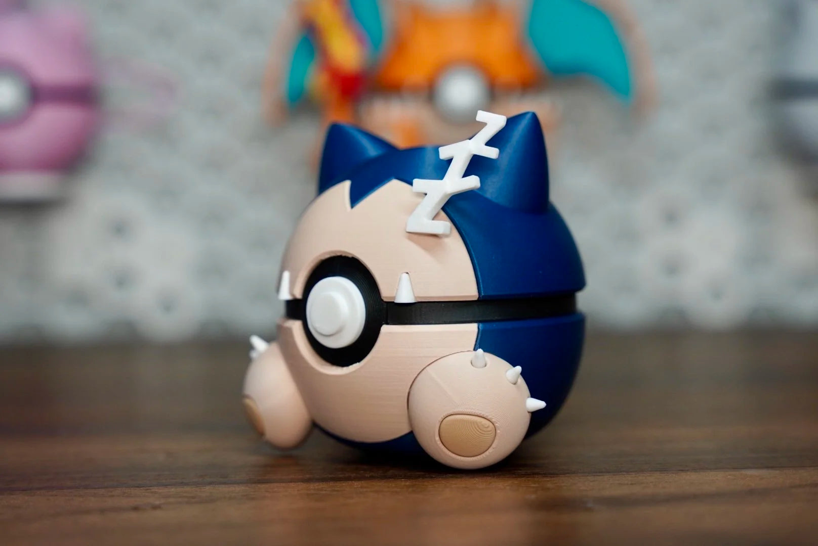 Pokémon-Inspired 3D Printed Poké Ball – Snorlax