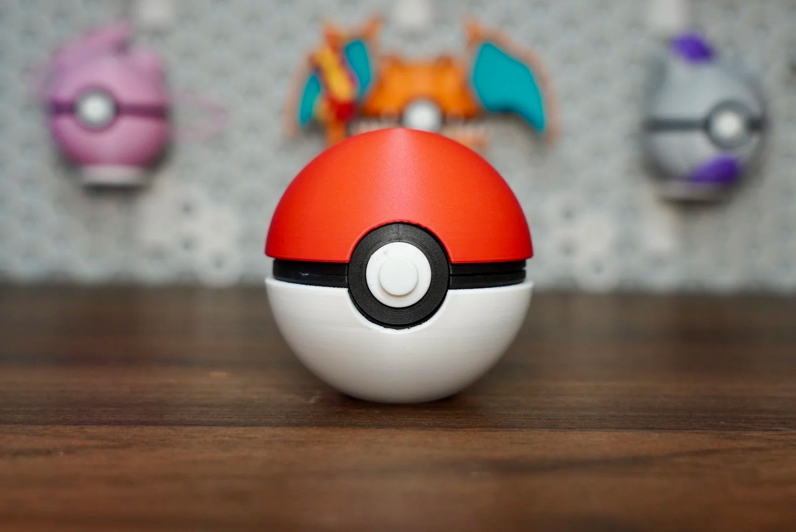 Poké Ball Replica – 3D Printed Pokémon Prop with Optional Opening Feature