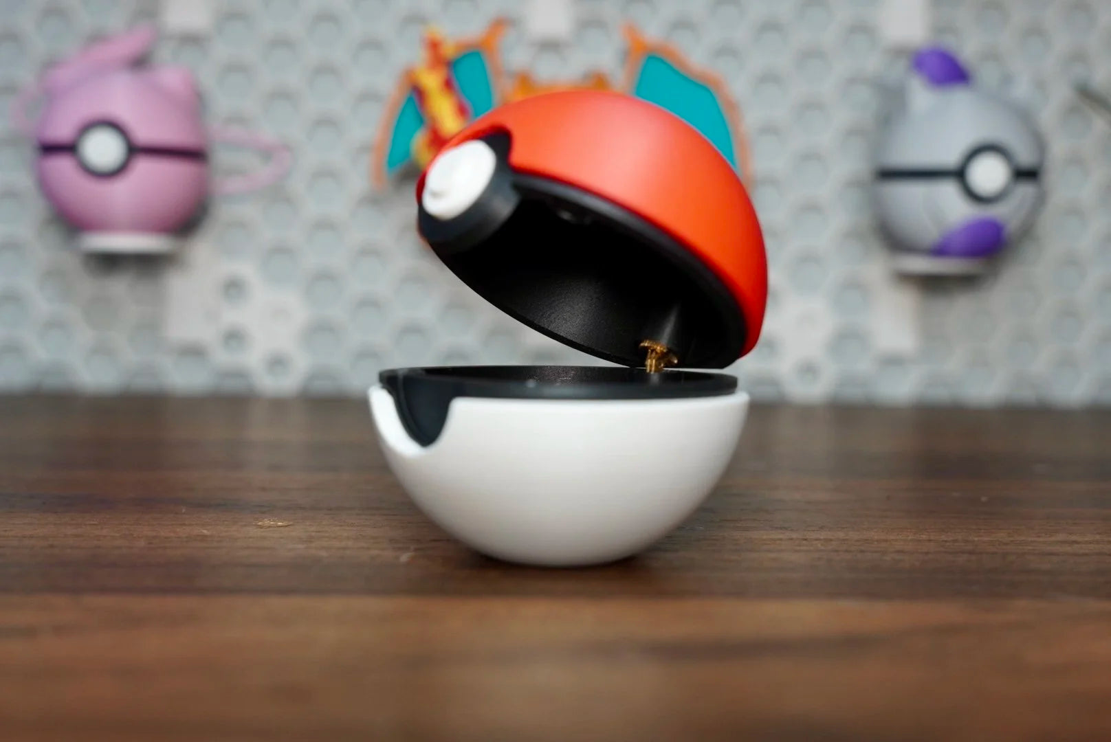 Poké Ball Replica – 3D Printed Pokémon Prop with Optional Opening Feature
