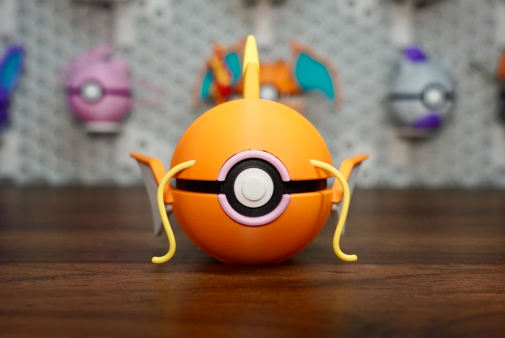 Pokémon-Inspired 3D Printed Poké Ball – Magikarp