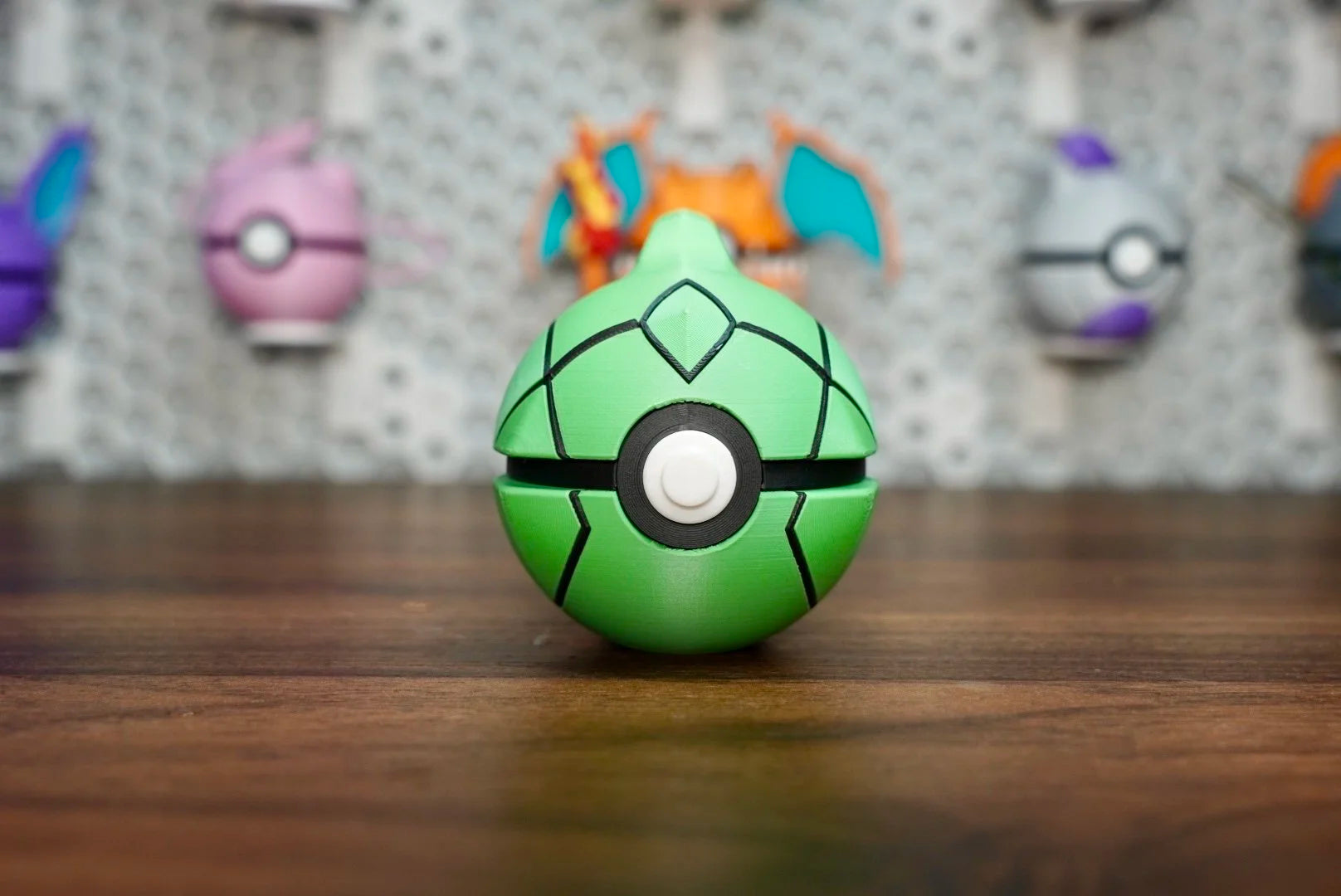 Pokémon-Inspired 3D Printed Poké Ball – Metapod