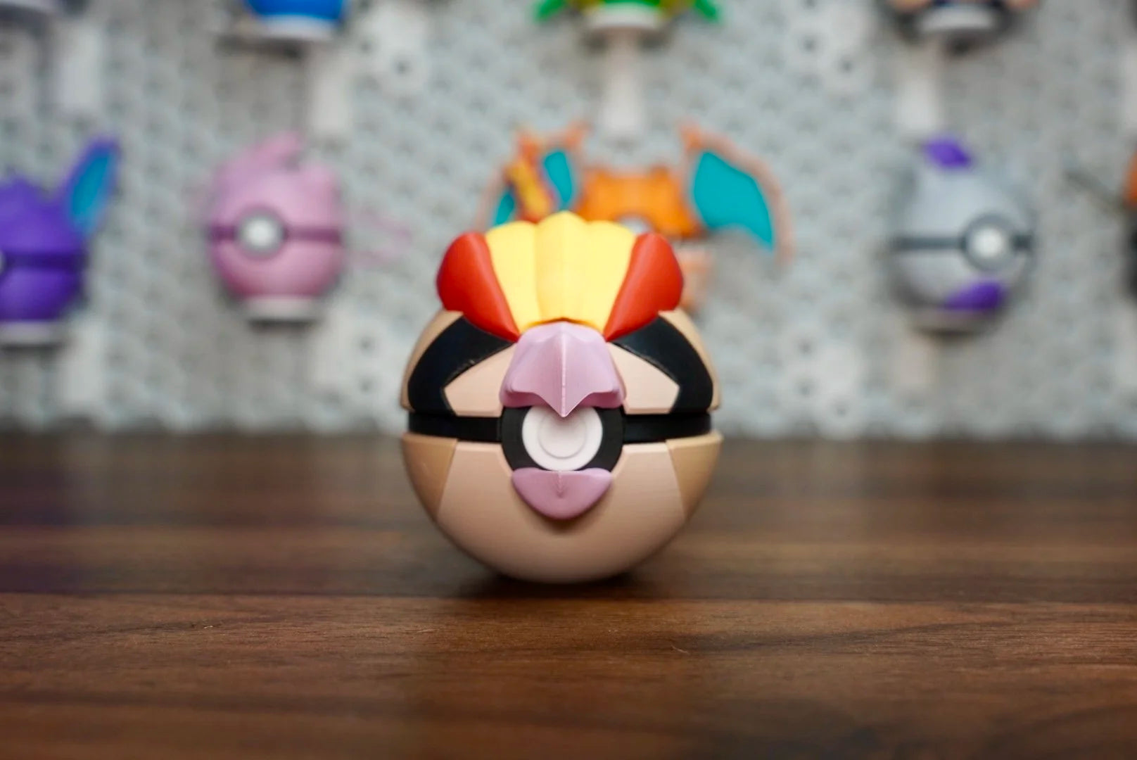 Pokémon-Inspired 3D Printed Poké Ball – Pidgeot