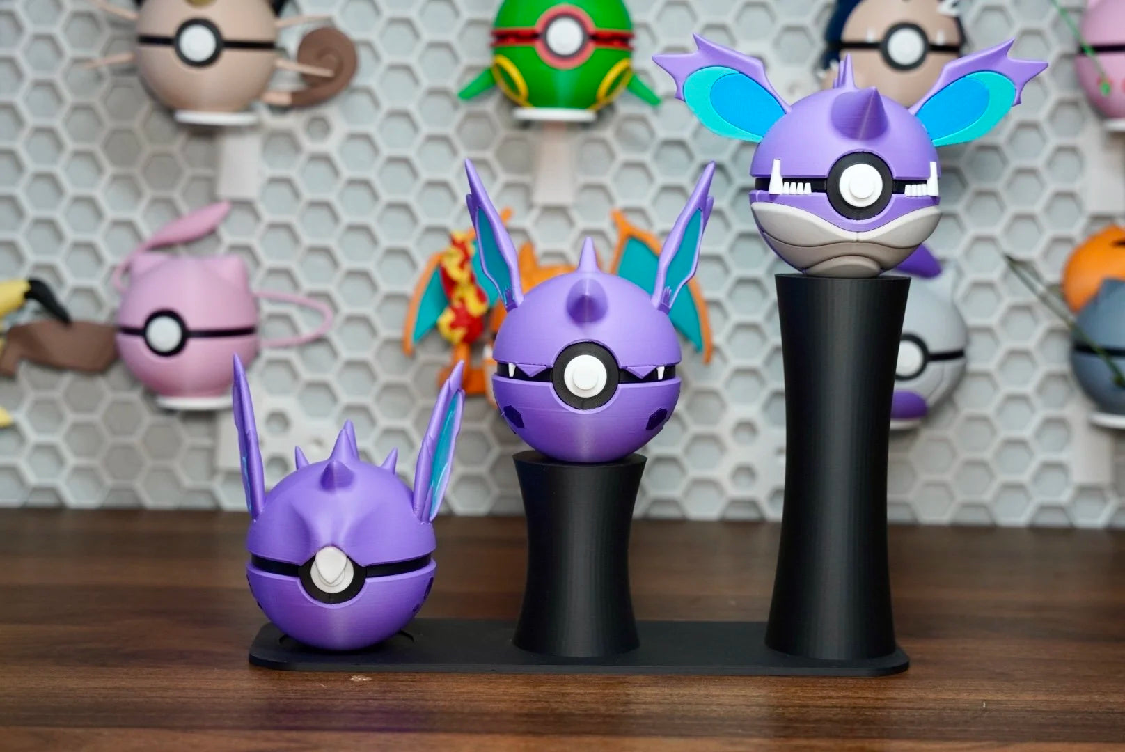 Pokémon-Inspired 3D Printed Poké Ball – Nidoran ♂