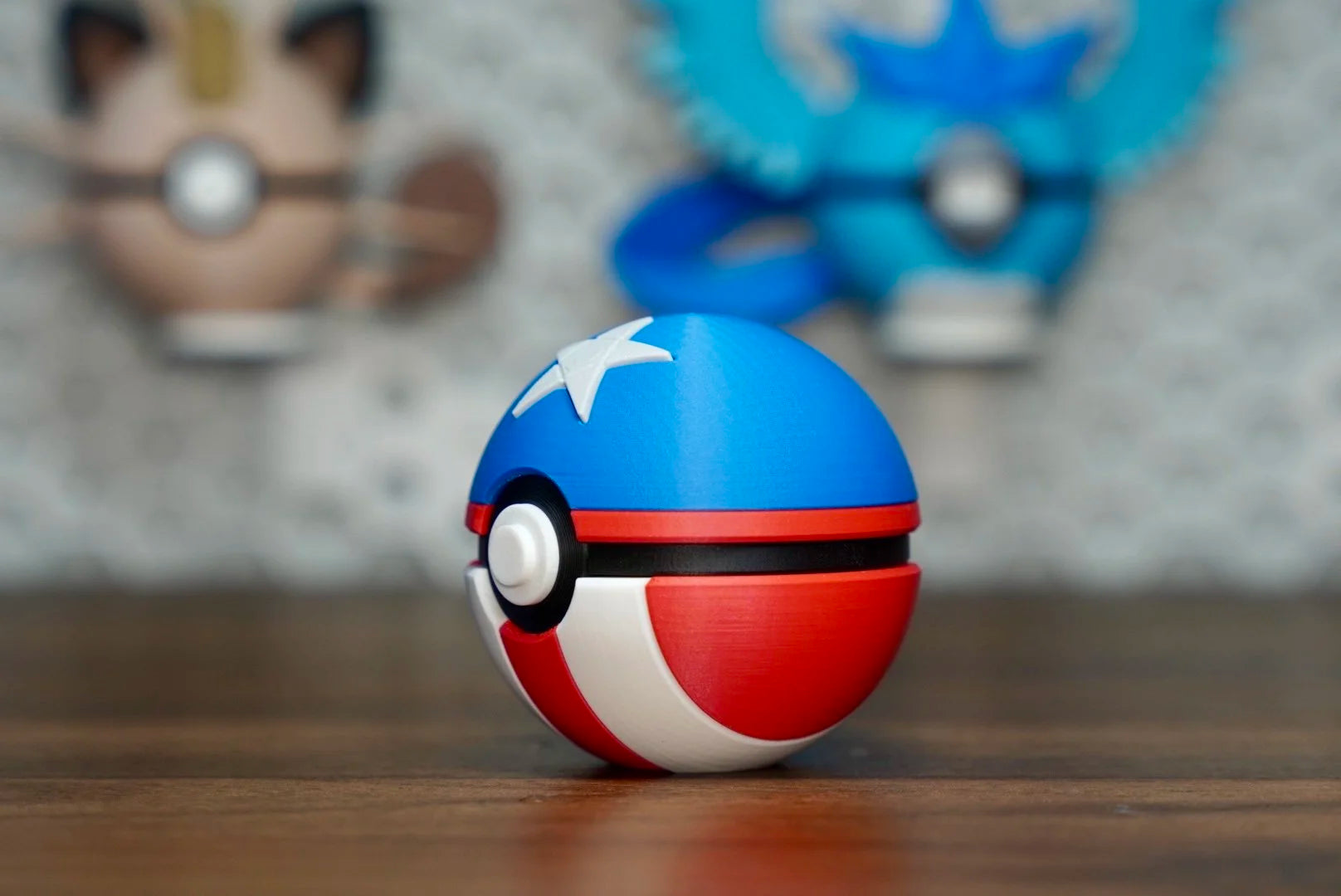 Captain America Poké Ball – Patriotic Power in the Palm of Your Hand